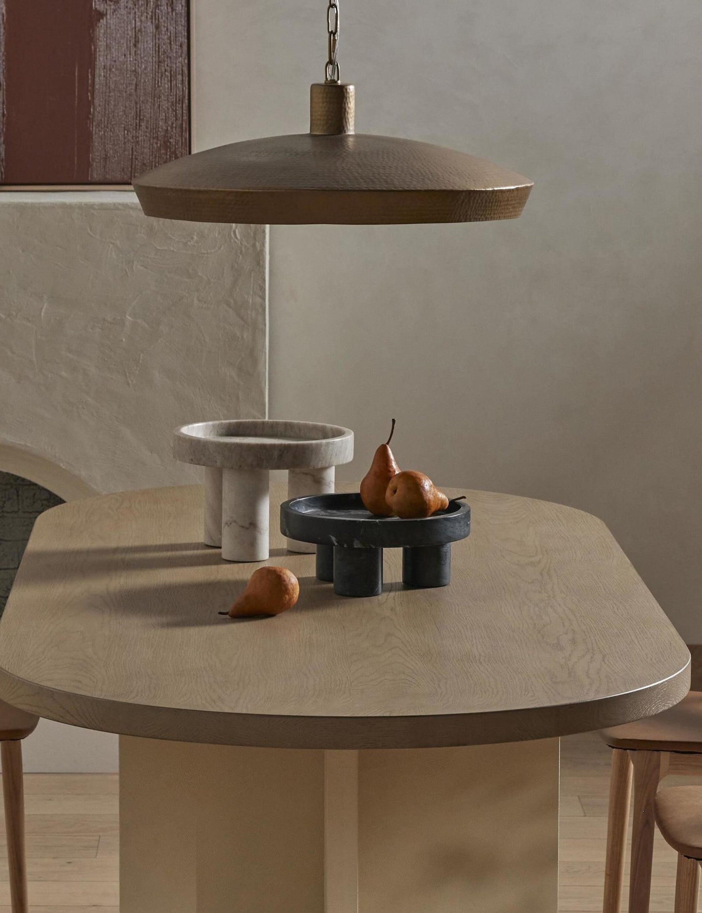 Decorative objects arranged in a quiet interior corner